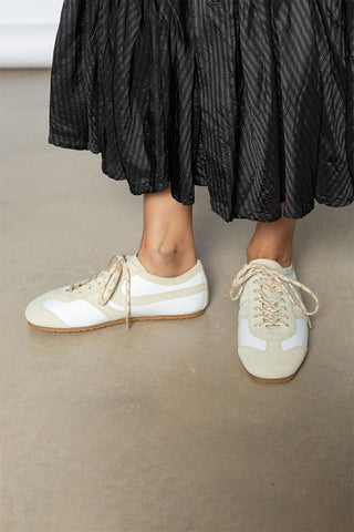 Suede Sneakers - White