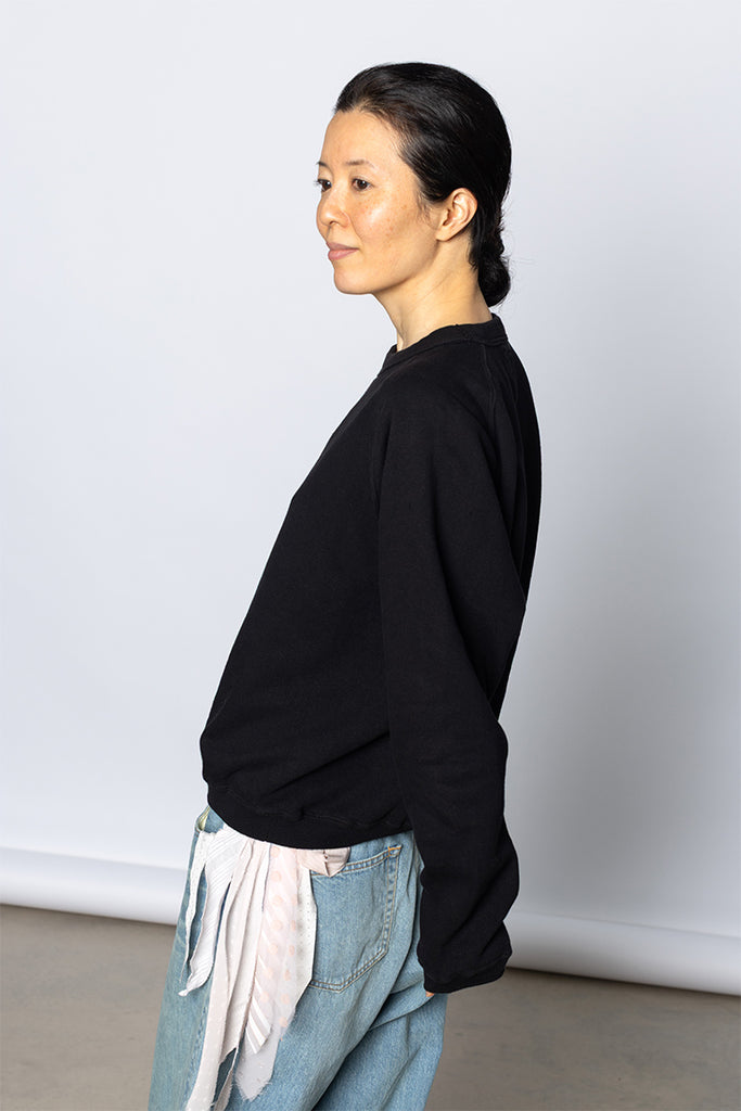Poli'Ahu Crew Neck Sweatshirt - Anthracite