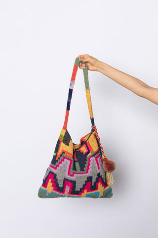 Susan Half Mountain Bilum Tote Bag - 6019