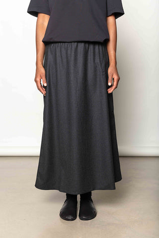 Synne Skirt - Charcoal Melange