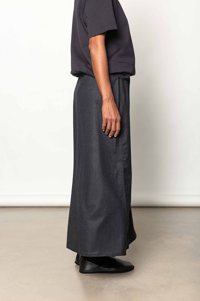 Synne Skirt - Charcoal Melange