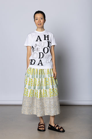 Good Day Print T-Shirt - White/Black
