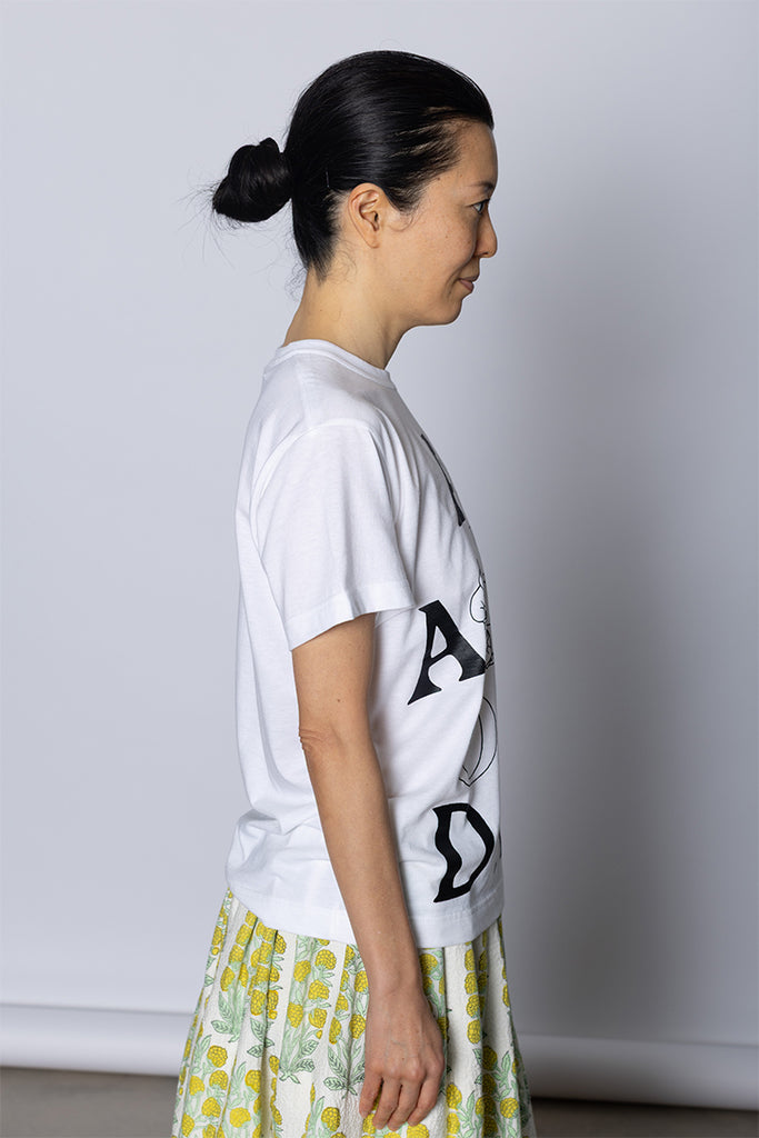Good Day Print T-Shirt - White/Black