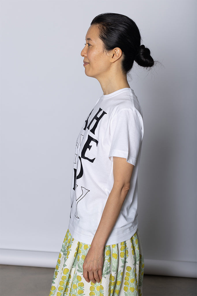Good Day Print T-Shirt - White/Black