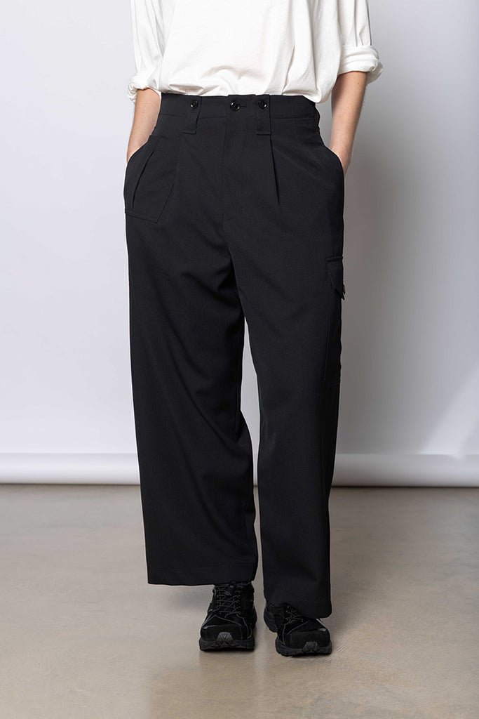 T Cargo Pants - Black
