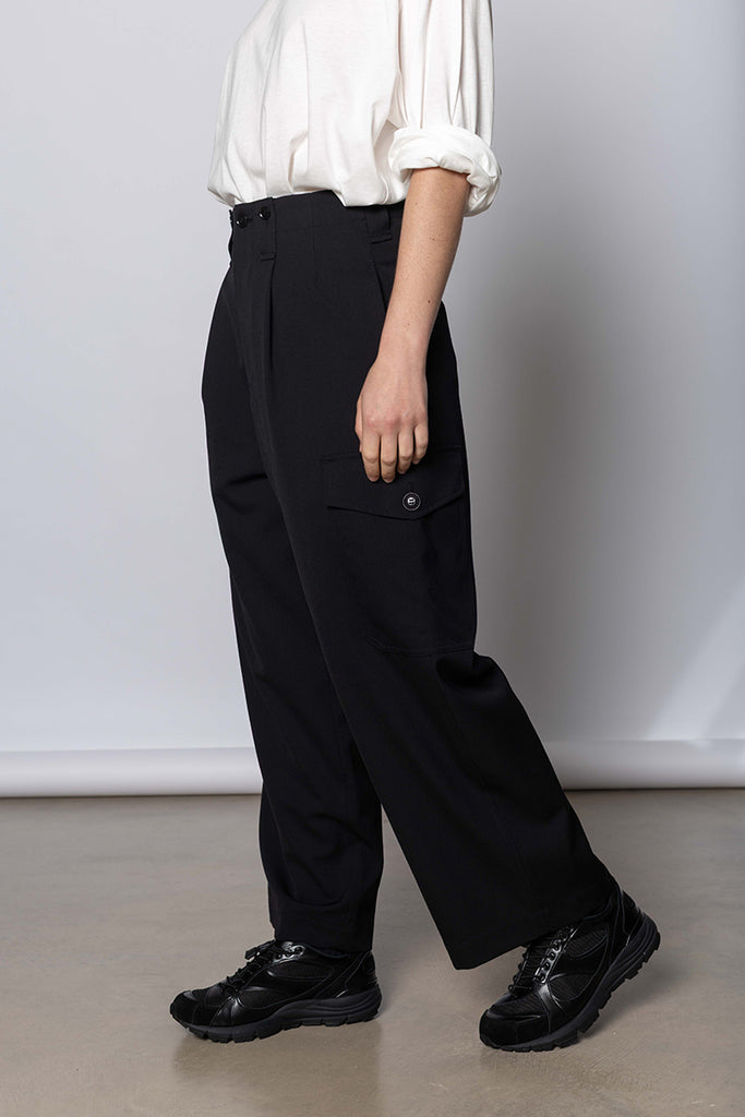 T Cargo Pants - Black