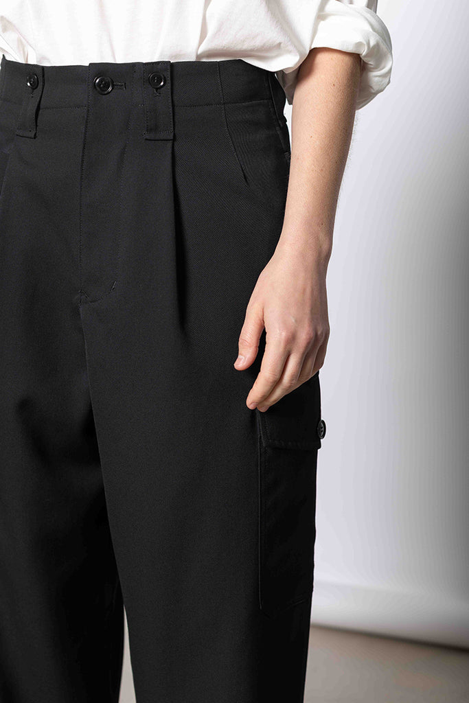 T Cargo Pants - Black