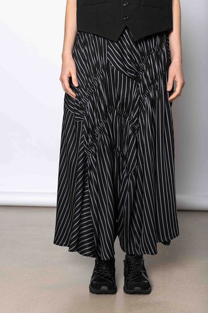 T Gather Pants - Black