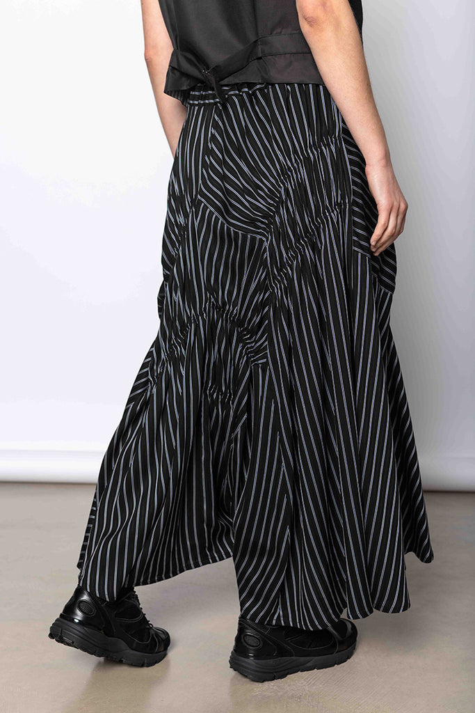 T Gather Pants - Black