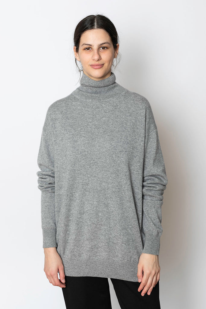 Talila Cashmere Sweater - Grey Marle