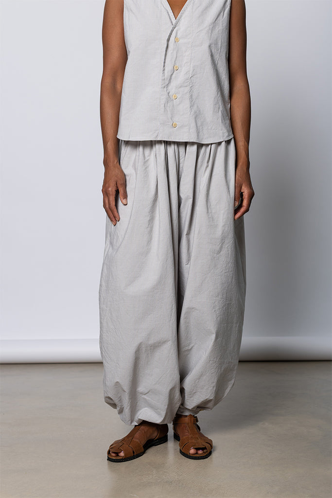Tamou Trousers - Dusty Fine Stripe