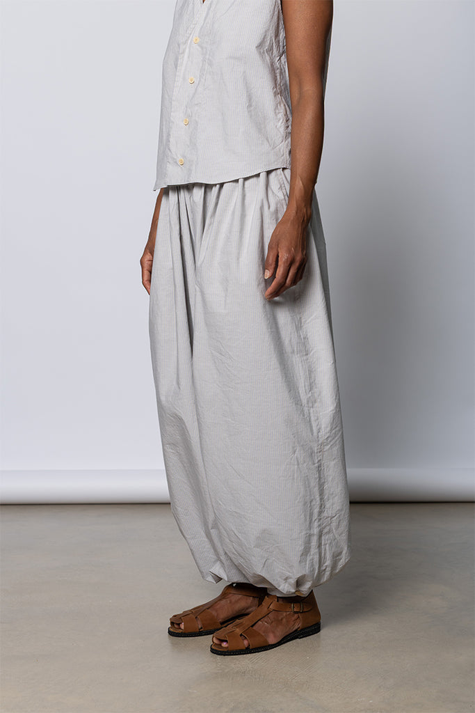 Tamou Trousers - Dusty Fine Stripe