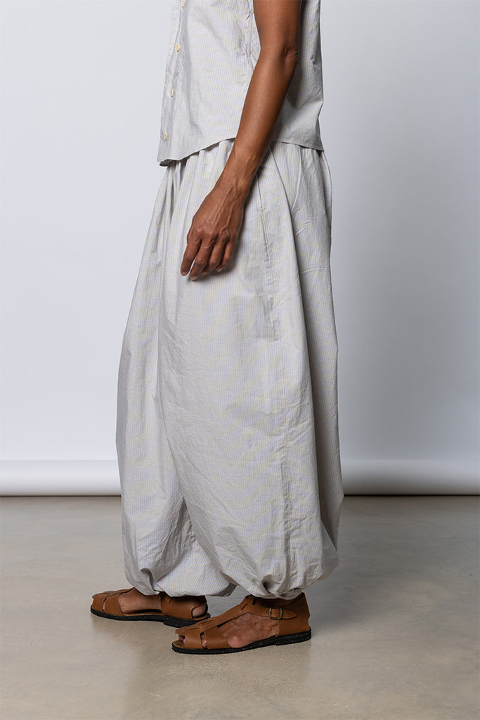 Tamou Trousers - Dusty Fine Stripe