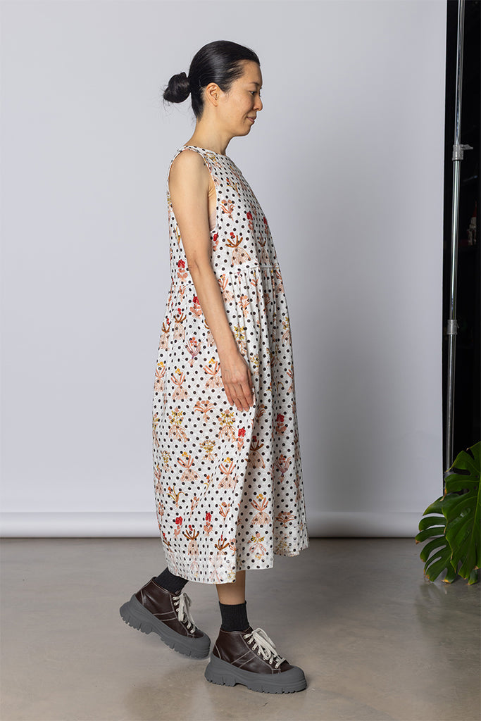 Floral Dot Dress - Multi