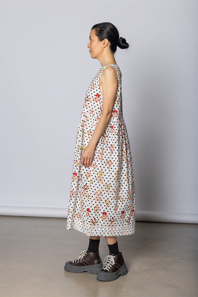 Floral Dot Dress - Multi