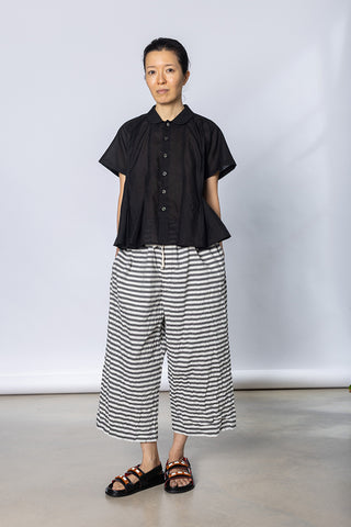 Horizontal Stripe Pant - Black/White