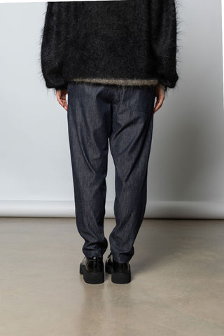 Tapered Leg Denim Pant - Indigo