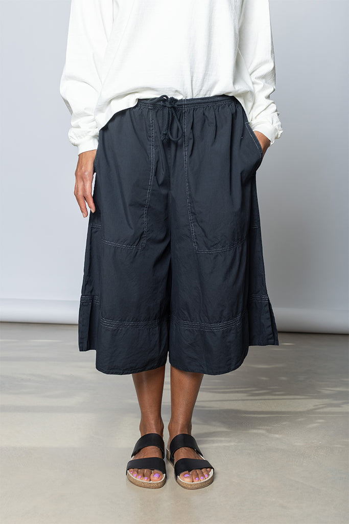Garment Dyed Big Shorts - Black/Contrast