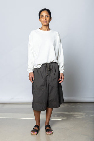 Garment Dyed Big Shorts - Dark Olive Green
