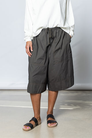 Garment Dyed Big Shorts - Dark Olive Green