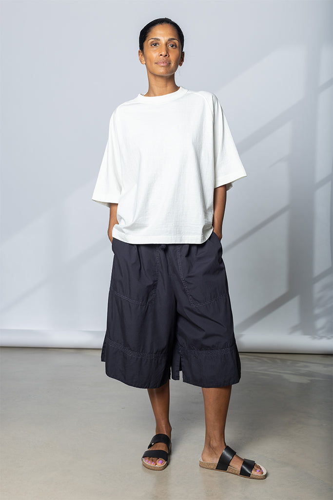 Garment Dyed Big Shorts - Ink/Contrast