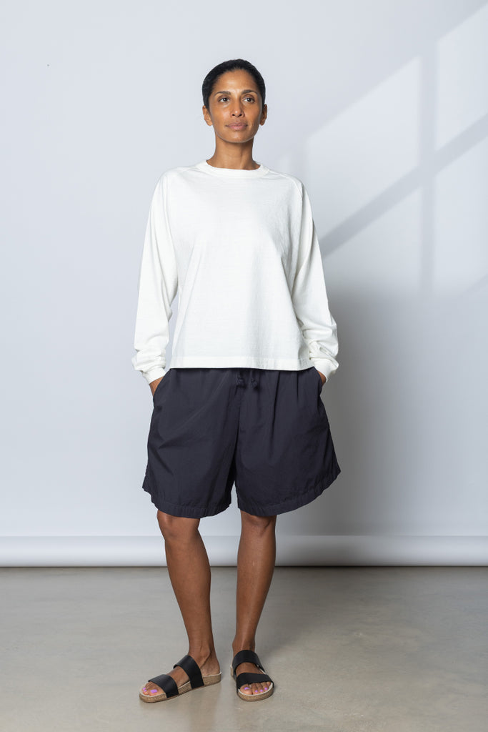 Garment Dyed Jomid Shorts - Inky Midnight
