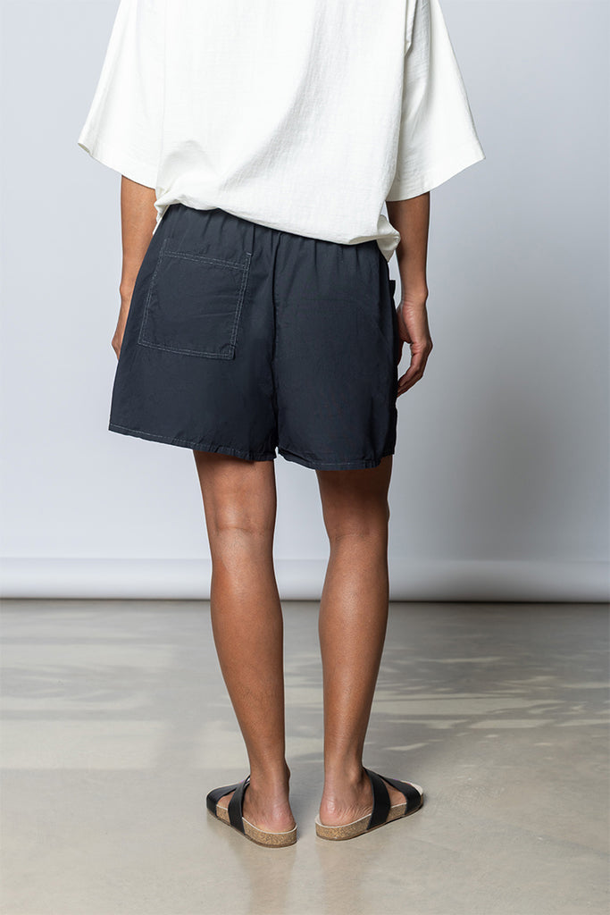 Garment Dyed Pocket Shorts - Black/Contrast
