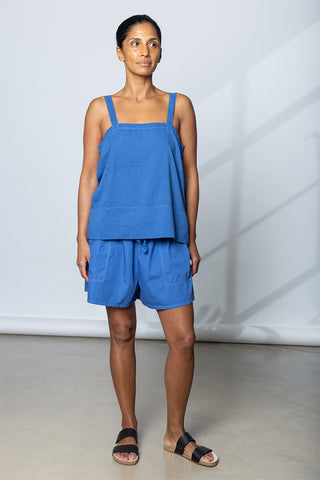 Garment Dyed Pocket Shorts - Dutch Blue
