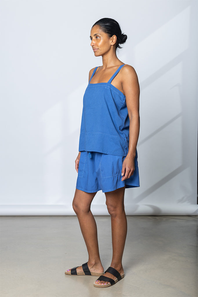 Garment Dyed Pocket Shorts - Dutch Blue