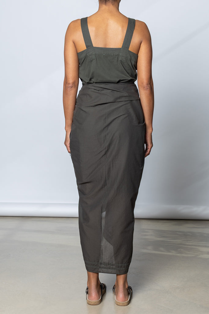 Garment Dyed Sarong - Dark Olive Green