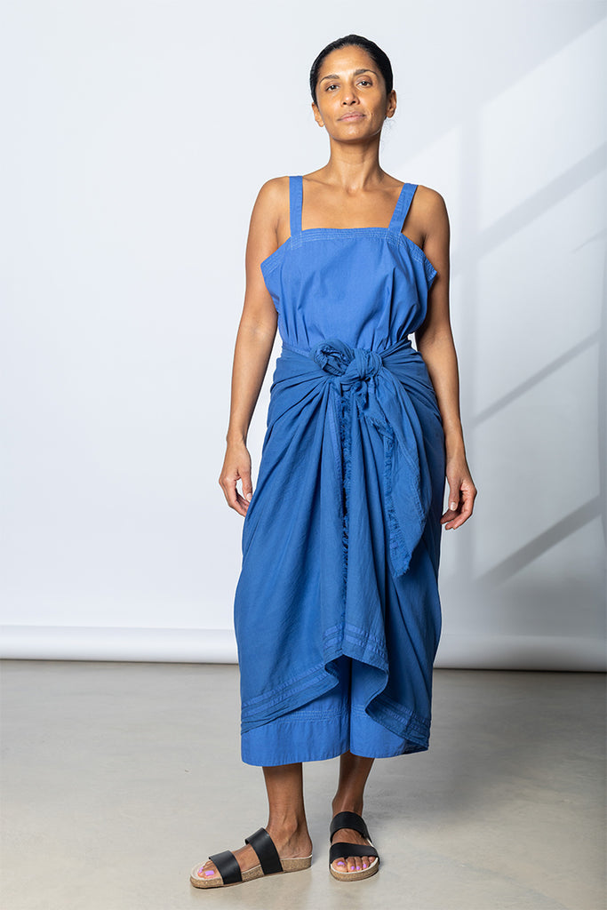 Garment Dyed Sarong - Dutch Blue