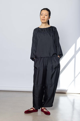 Silk Twill Baseball T-Shirt - Printer Black