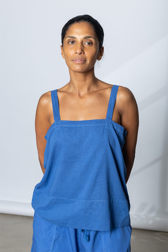 Garment Dyed Camisole Top - Dutch Blue