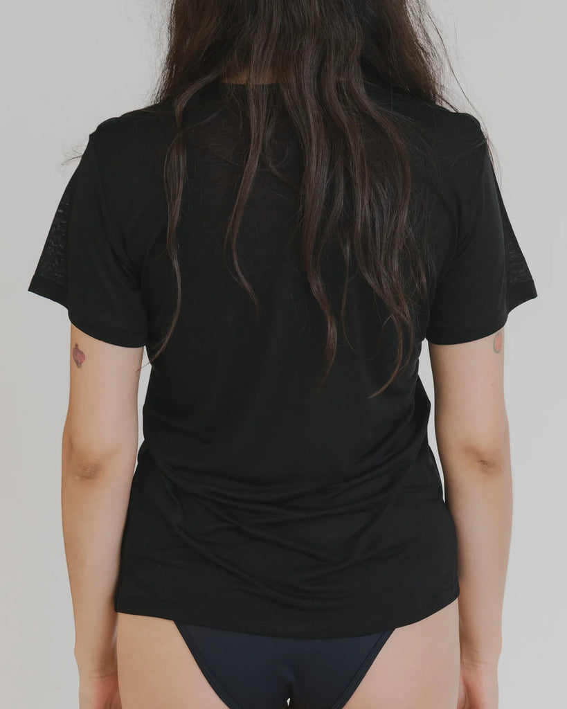 Bamboo Jersey T-Shirt - Black