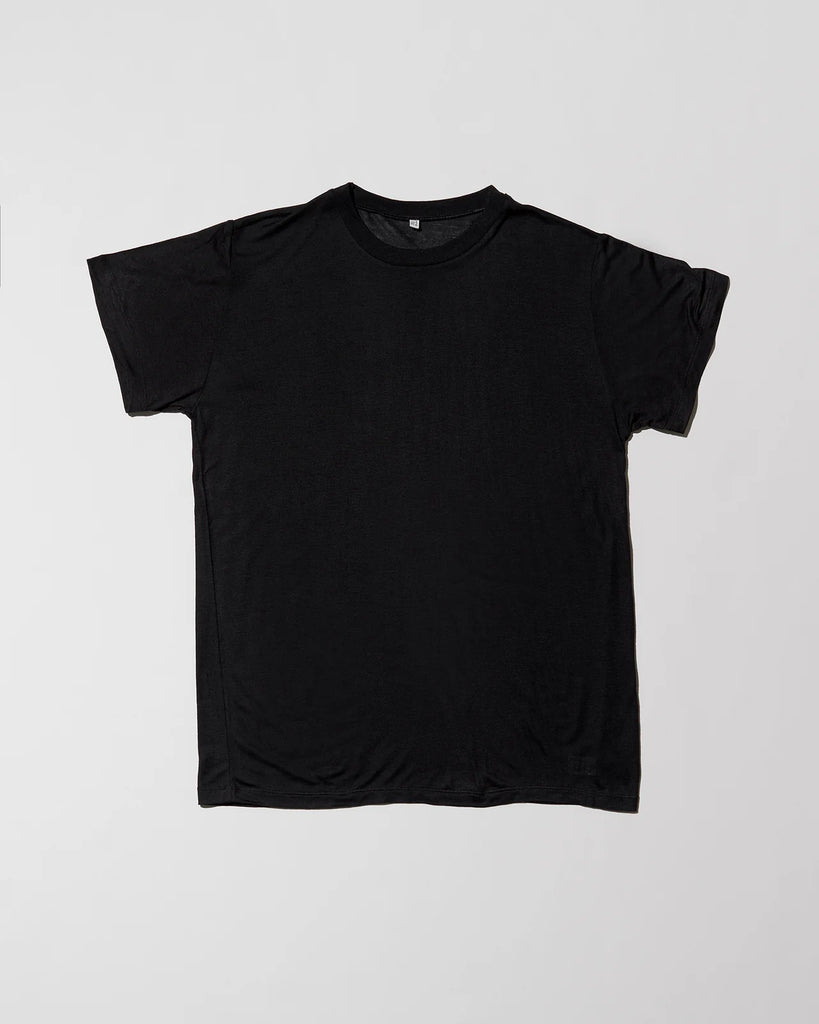 Bamboo Jersey T-Shirt - Black