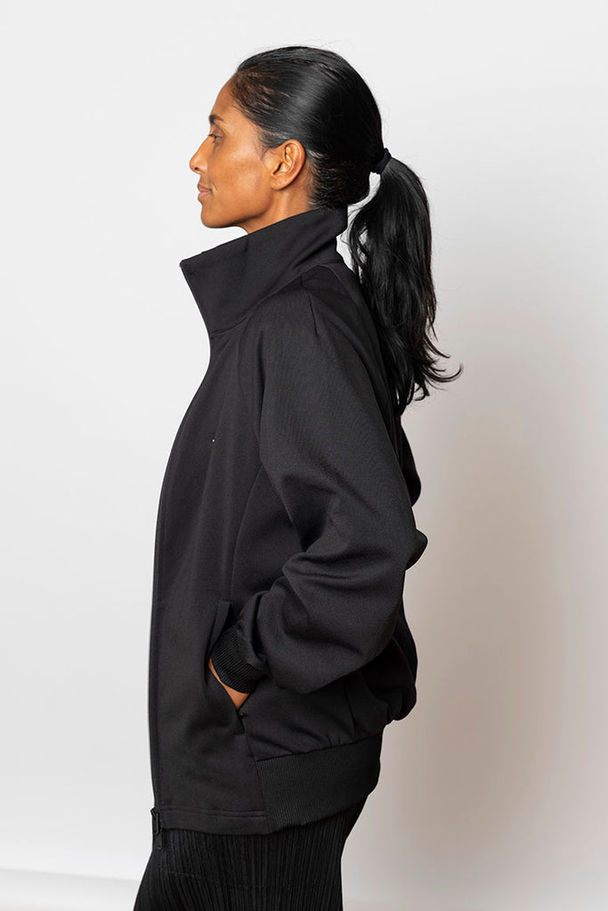 Three Stripe Track Top - Black