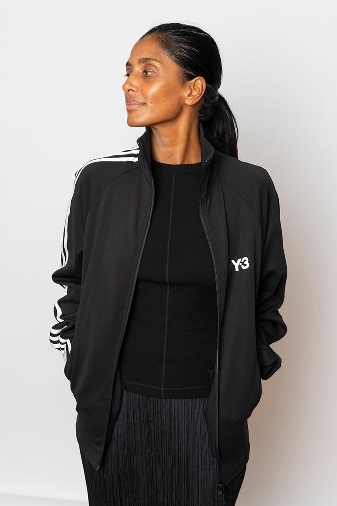 Three Stripe Track Top - Black