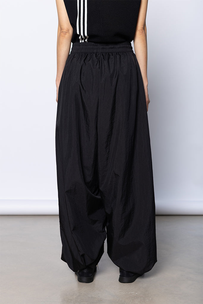 Three Stripes Wide Pants - Black