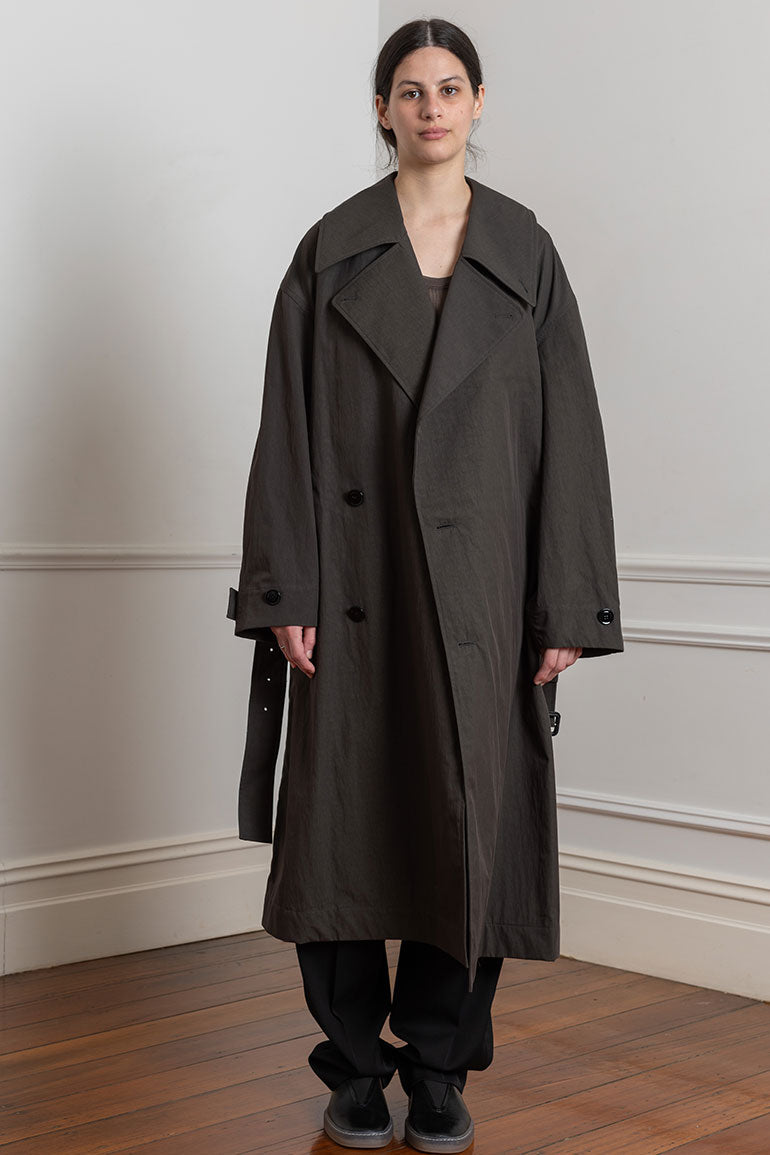 Lemaire Tibetan Trench - Dark Coffee at Poepke.com Lemaire Tibetan Trench - Dark Coffee at Poepke.com