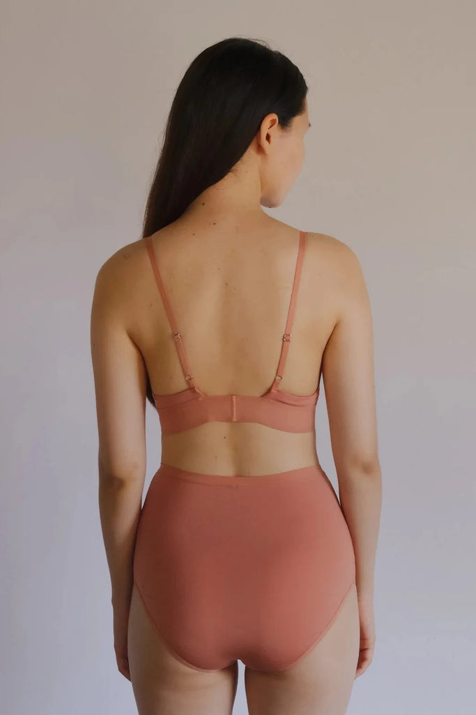 Triangle Bra - Branch Terracotta