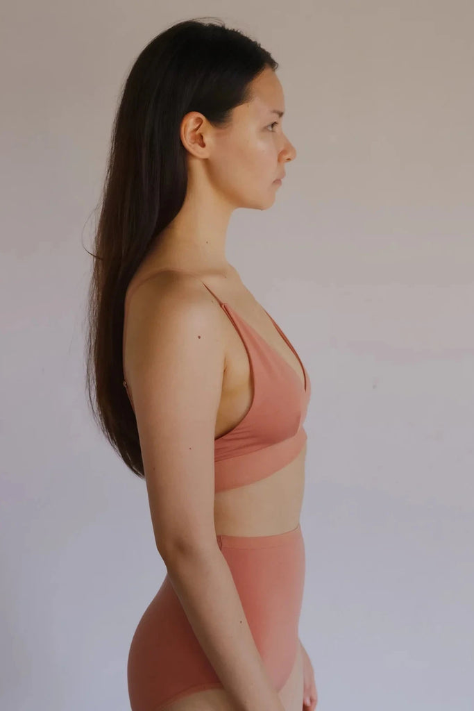 Triangle Bra - Branch Terracotta