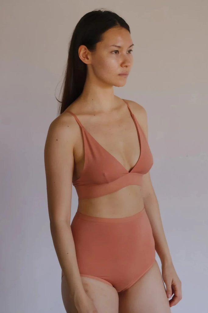 Triangle Bra - Branch Terracotta