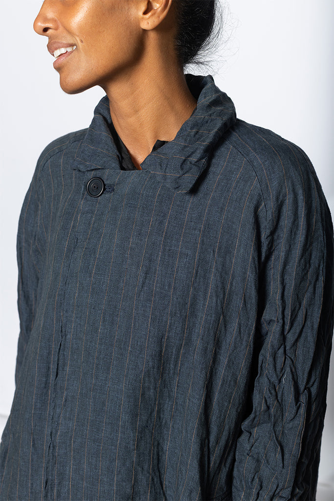 Tundra Coat - Linen Stripe