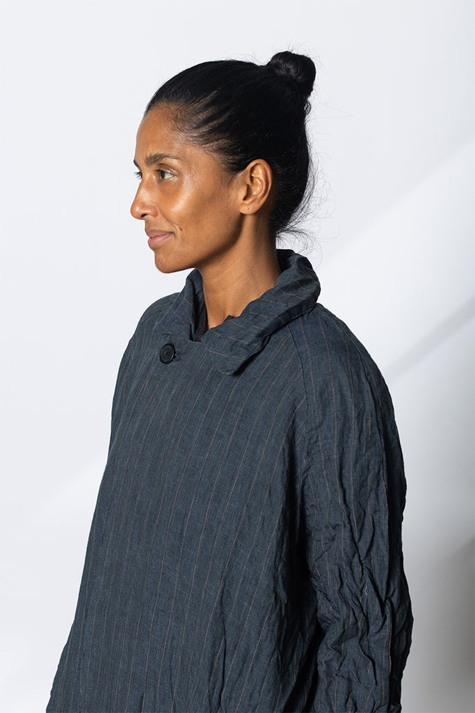 Tundra Coat - Linen Stripe