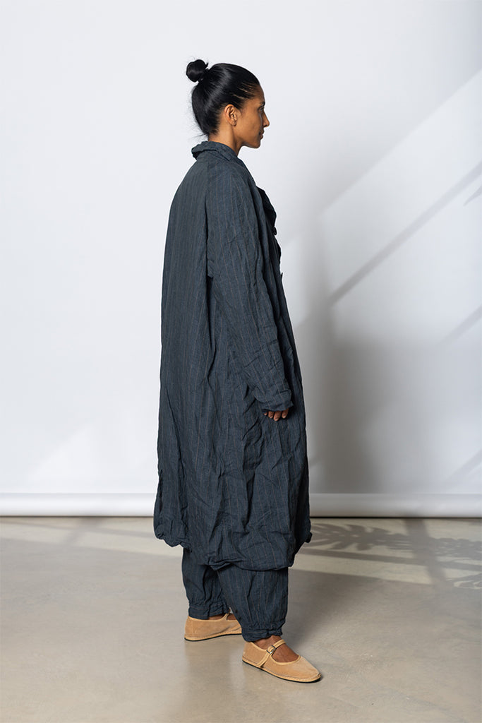 Tundra Coat - Linen Stripe