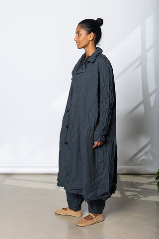Tundra Coat - Linen Stripe