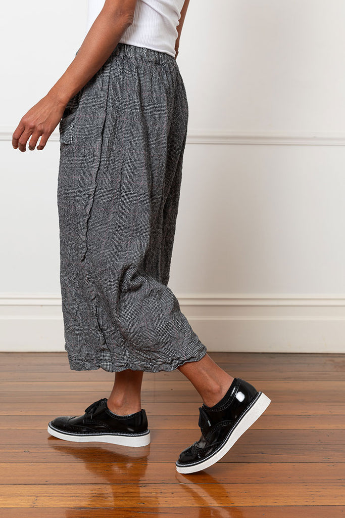 Tweed Pants - Charcoal