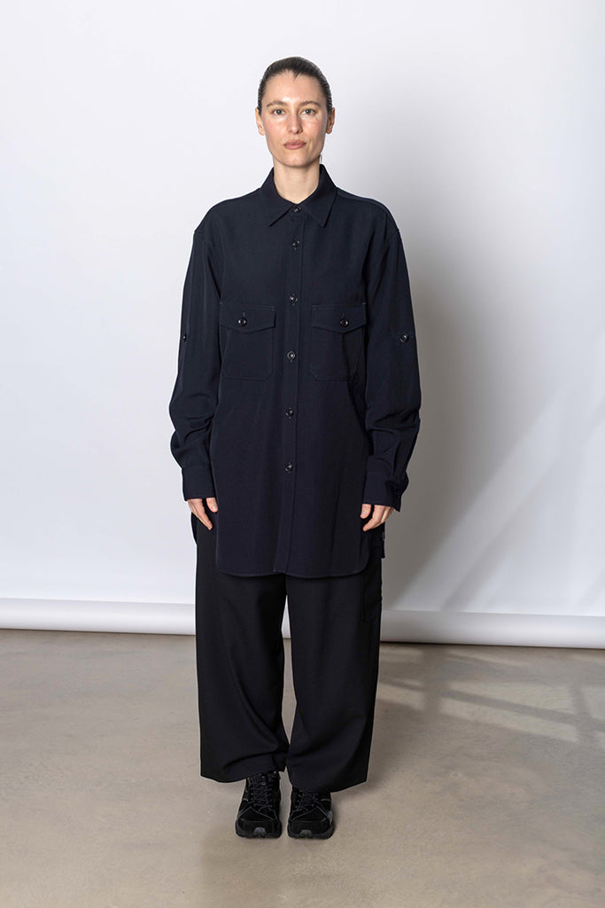 U Military Shirt - Navy