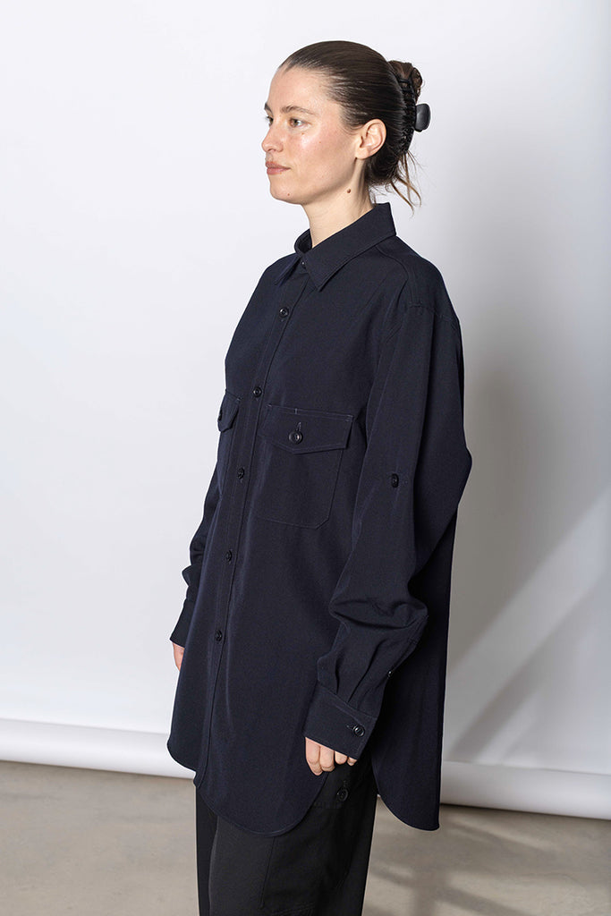 U Military Shirt - Navy