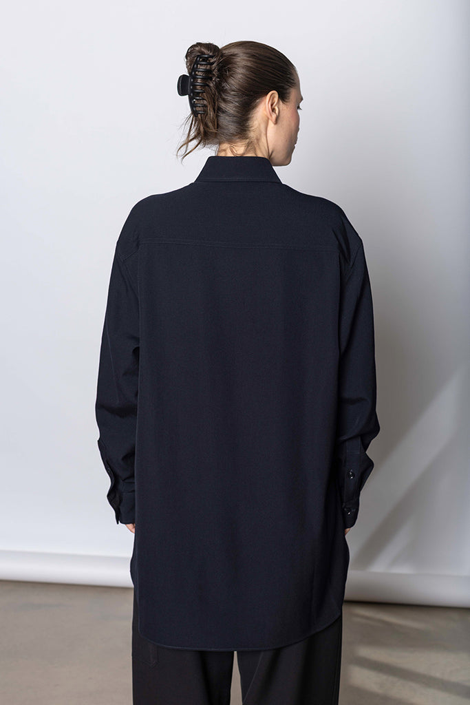 U Military Shirt - Navy